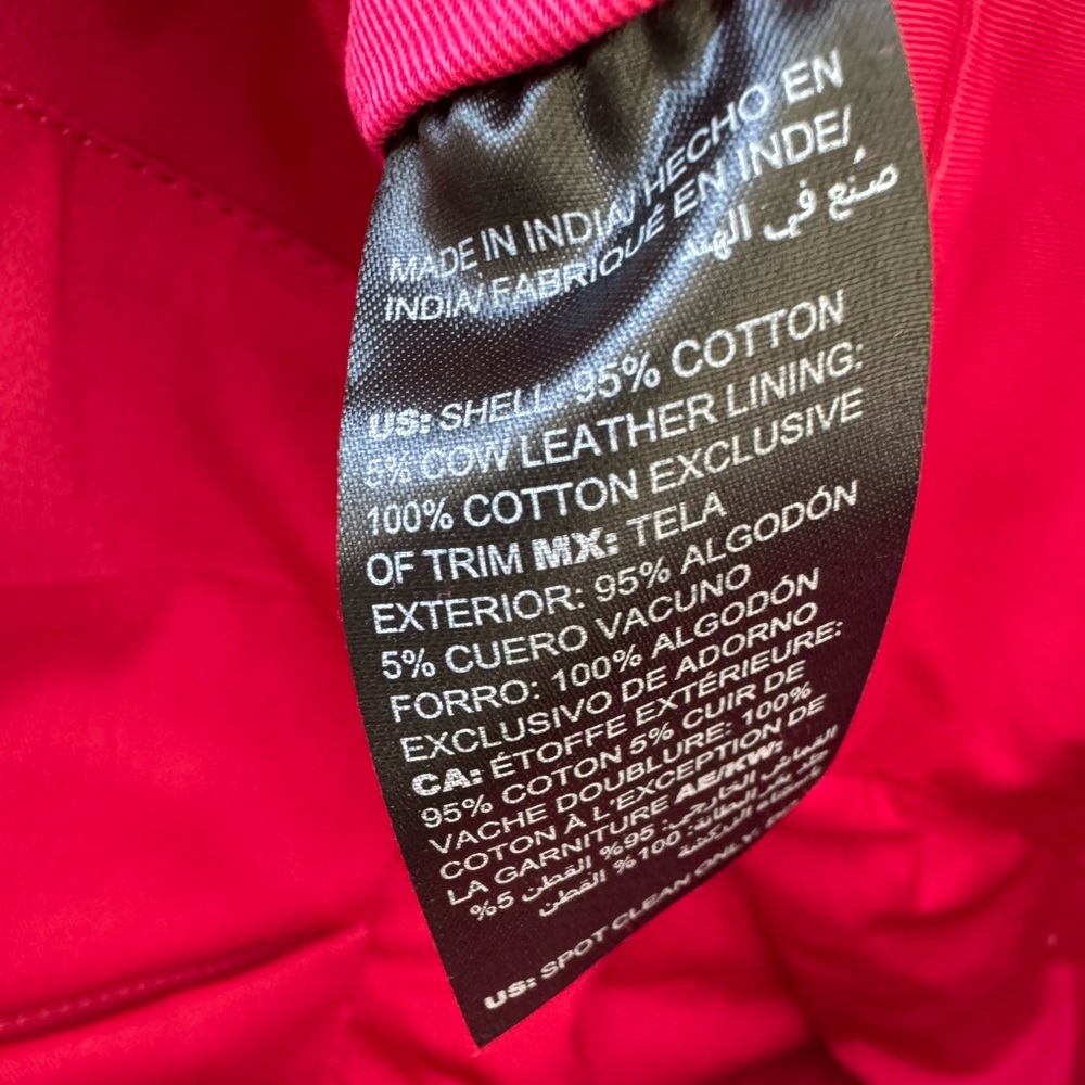 Chico's Striped Vibrant Floral Embroidered Cotton Leather Tote Shoulder Purse - Picture 14 of 14